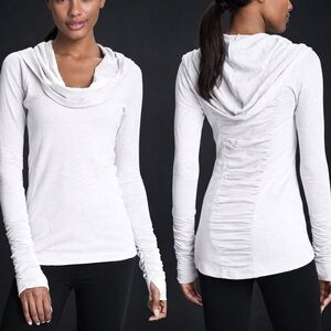 Zella cowl neck hooded lightweight long sleeve